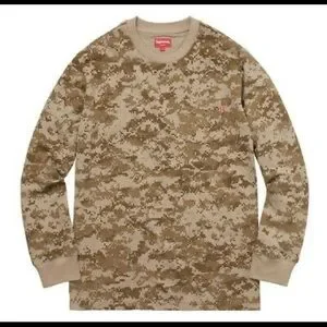 Supreme Pocket Tee Tan Tribal Camo ロンT L Supreme pocket camo tee - Gem